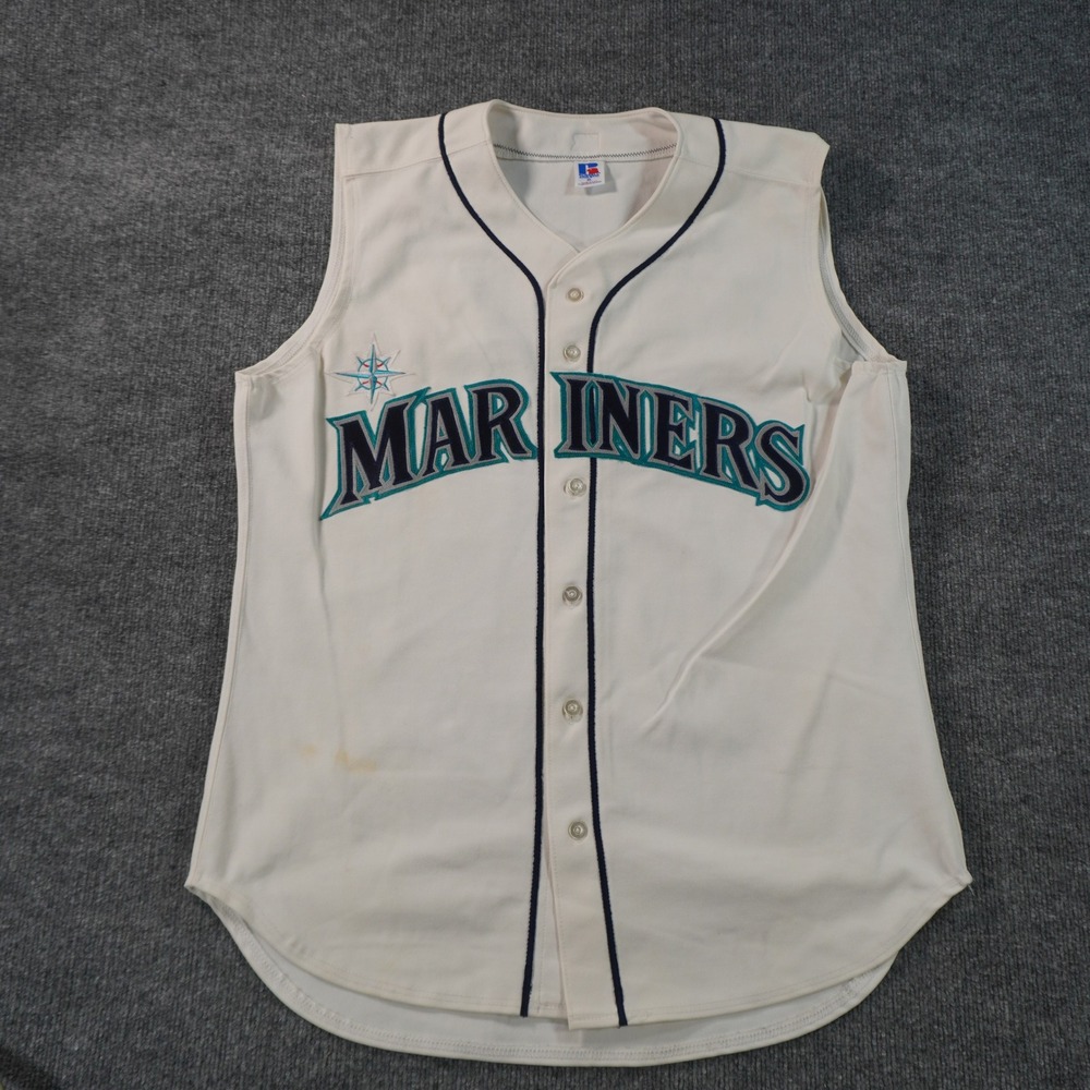 Russell Athletic Diamond Collection Seattle Mariners Jersey Men's XL Sleeveless